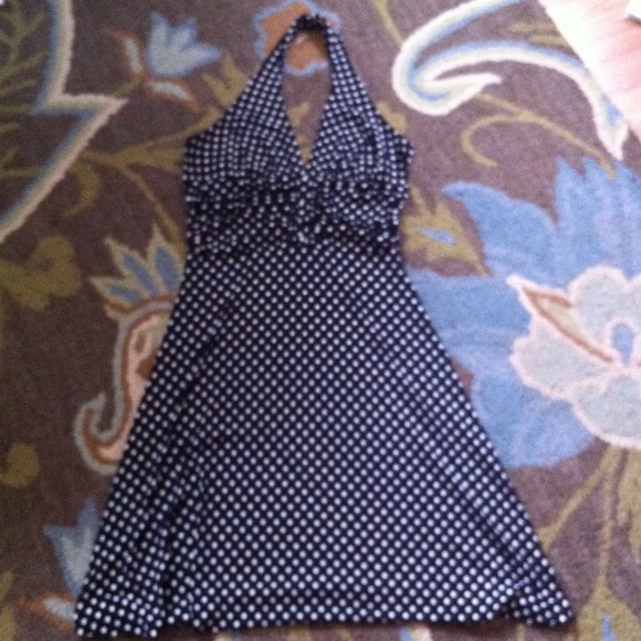 🎀SOLD🎀Black polka dot dress!