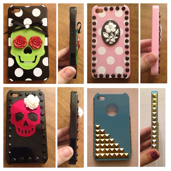 Punk/Skull/Studded iPhone 4/4S Cases