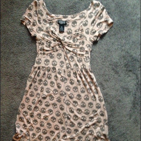 Skull print dress