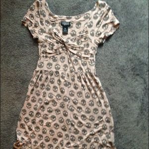 Skull print dress