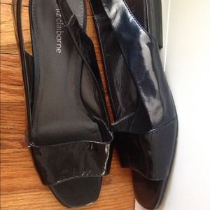 Liz Claiborne Gretta low heel slingbacks shoes