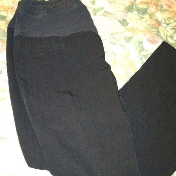 Black maternity pants