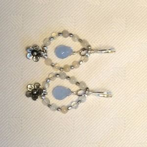 Semi precious stone earrings