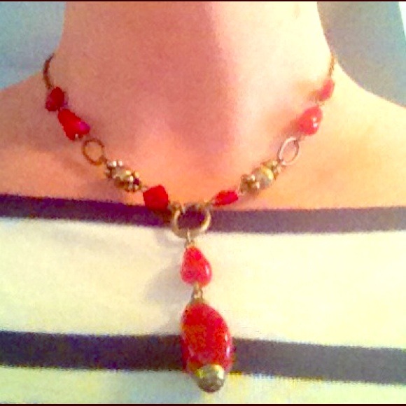 Red Bead Necklace