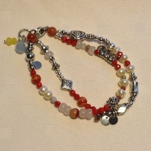Semi precious stone bracelet