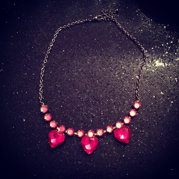 Gorgeous pink glamorous necklace