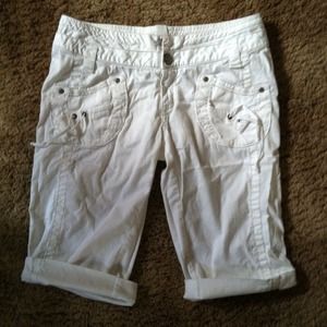 White Long Shorts