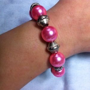Beautiful Handmade Pink Stretch Bracelet!!!
