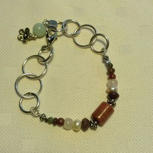 Semi precious stone bracelet