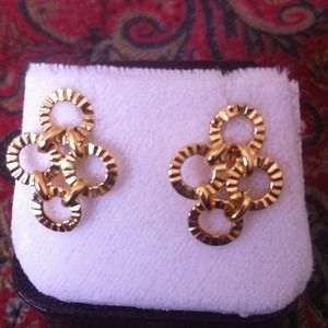 Ben Bridge 14k italian gold earings