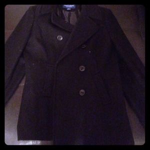Mackintosh black pea coat