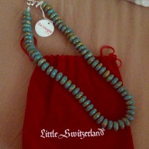 NWT Turquoise necklace from little Switzerland!