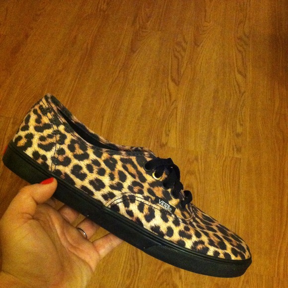Cheetah print Vans.