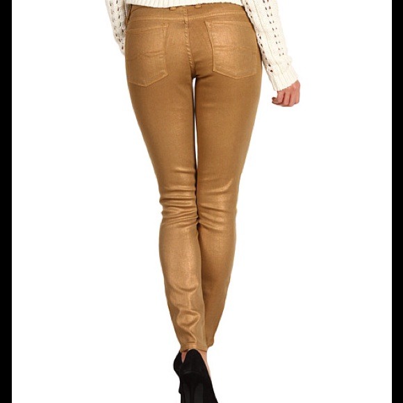 🌹N/A🌹Lucky Brans Jeans Gold Coated - Picture 2 of 2