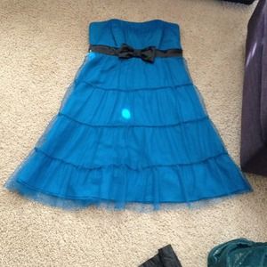 Blue semi formal dress