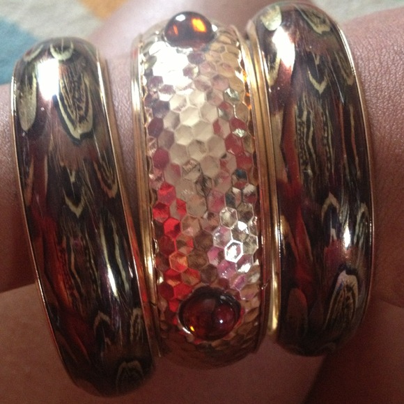 Gold Bangle set - Picture 2 of 2