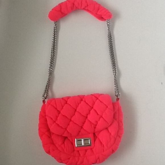 BCBGeneration hot pink quilted shoulder bag ✔ - Picture 2 of 4