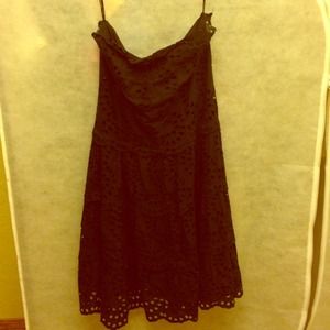 Black lace dress