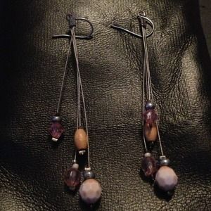 Long beaded earrings!!