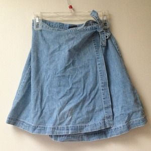 Vintage Denim Gap Circle Skirt
