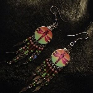 Dragonfly earrings