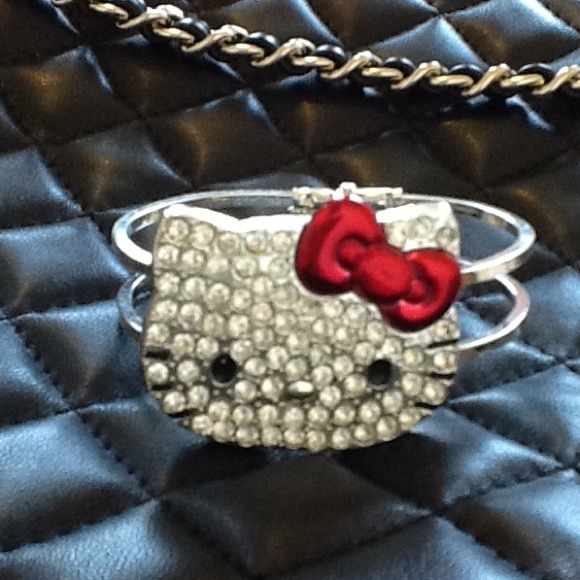 Hello Kitty Crystal cuff