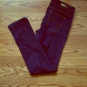 Dark Denim skinny leg jeans