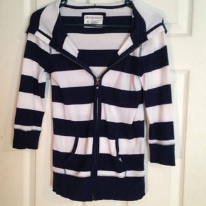 3/4 aero striped jacket/top