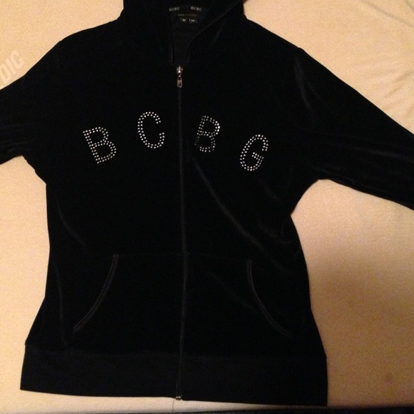 ✨Reduced✨BCBG zip up hoodie- black
