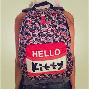 Hello Kitty Backpack (with hood)