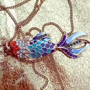 Koi fish necklace