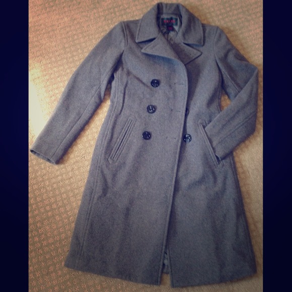 Ralph Lauren Wool Peacoat Gray XS