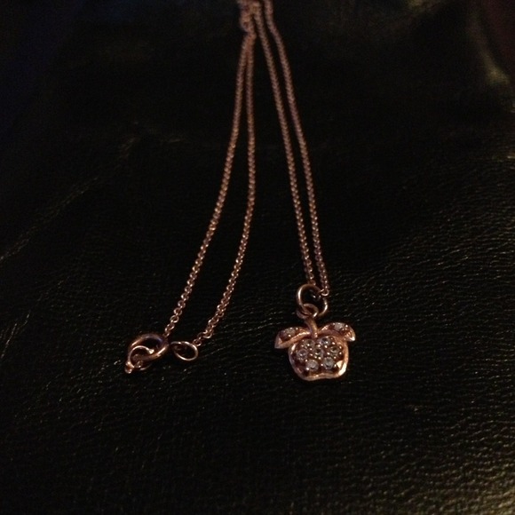 Apple pendant necklace