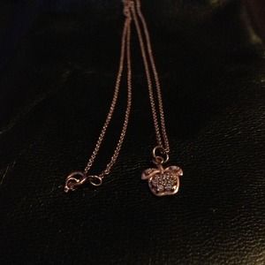 Apple pendant necklace