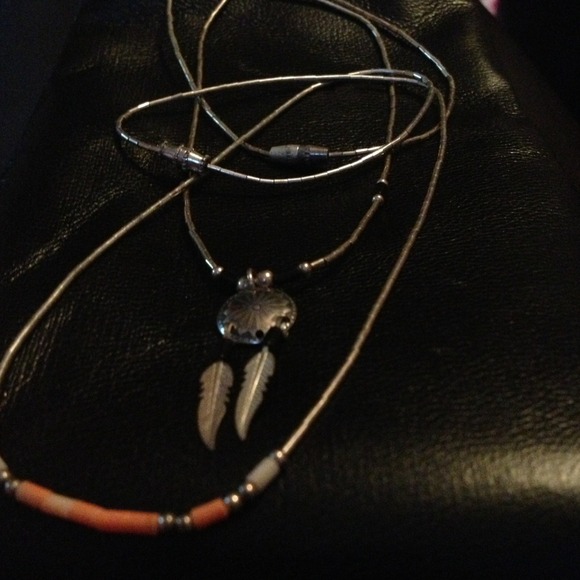 Antique necklace pair!