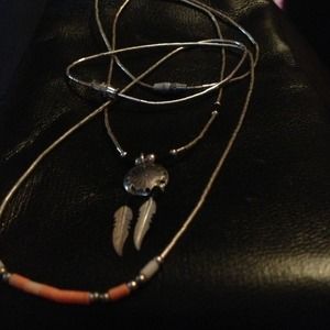 Antique necklace pair!