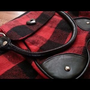 Red Plaid Handbag