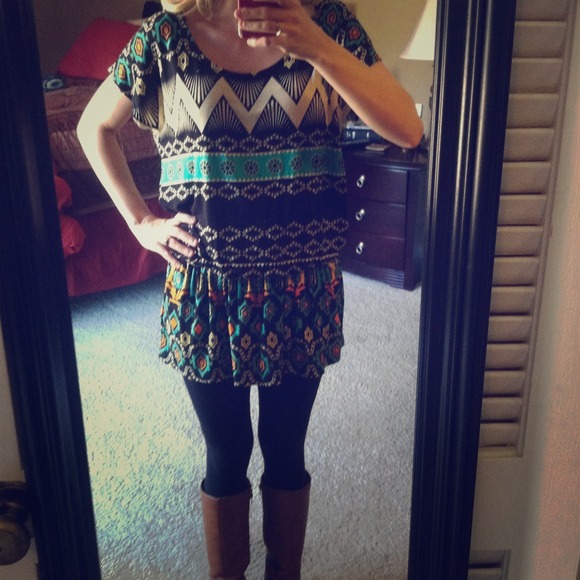 Forever 21 Tribal print tunic