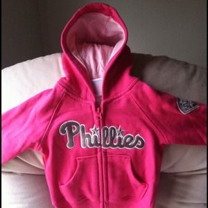 Baby Girl Phillies Zip Up