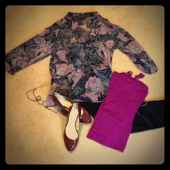 Lucky Brand Sheer top