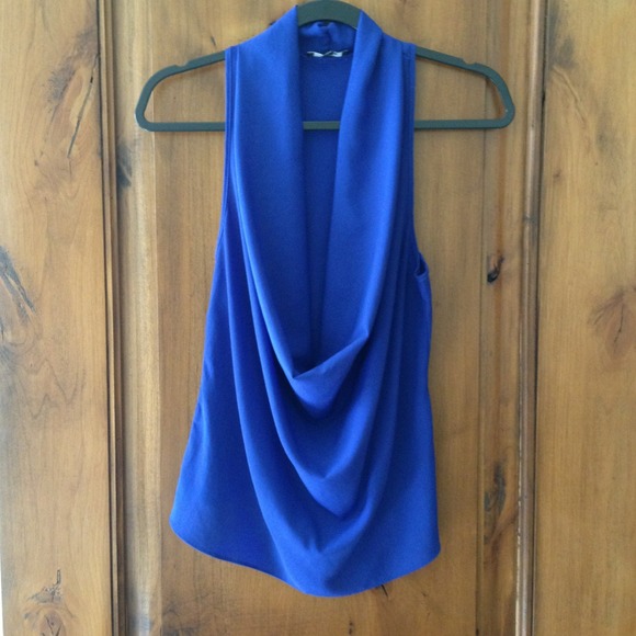 Royal Blue Sleeveless Top