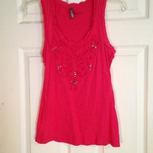 Pink Charlotte Russe tank top