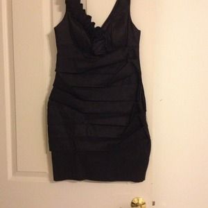 Black party dress reduced