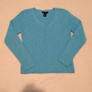 Turquoise long-sleeved sweater by The Limited