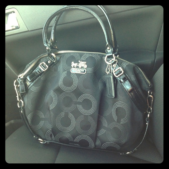 Coach Sophia optic dot C satchel