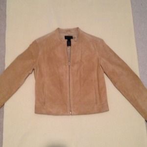 Suede leather jacket by The Limited