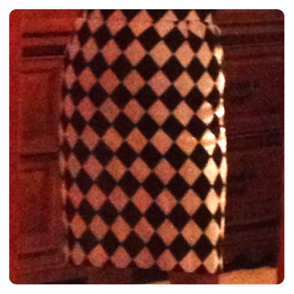 Beautiful Black and White Checkered Skirt