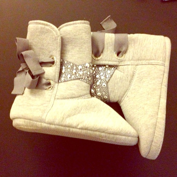 Grey booties