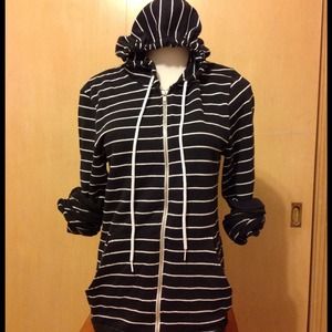 American apparel zip up hoodie small