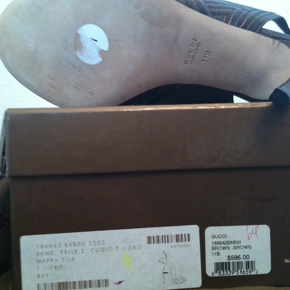 💥💥💥REDUCED 💯 Authentic Gucci Sand Pelles 2503 - Picture 4 of 4